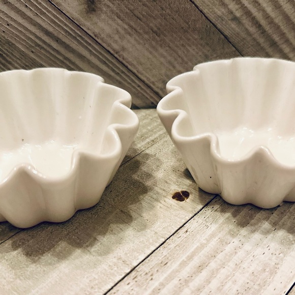 Ceramic Ramekin Set‎ Of 2 White - Picture 3 of 8